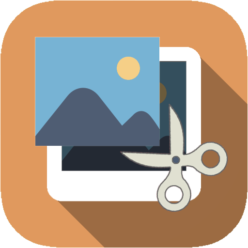 Snipping Tool icon — landscape capture with scissors